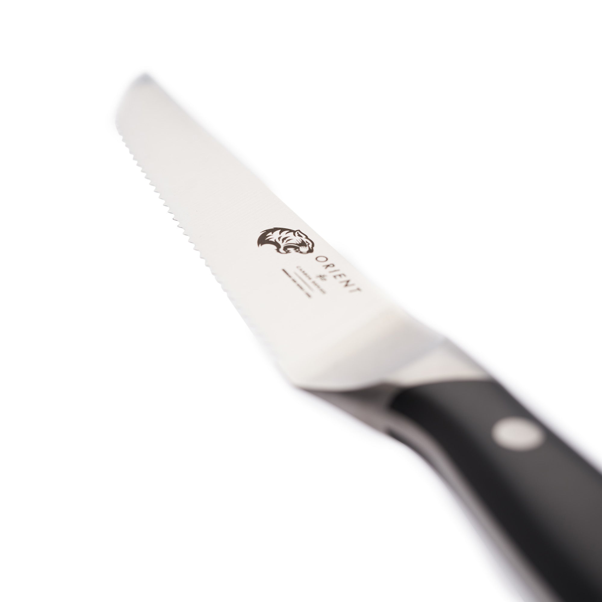 OAKSWARE Steak Knives Non Serrated Steak Knife Set of 4 5 Inch